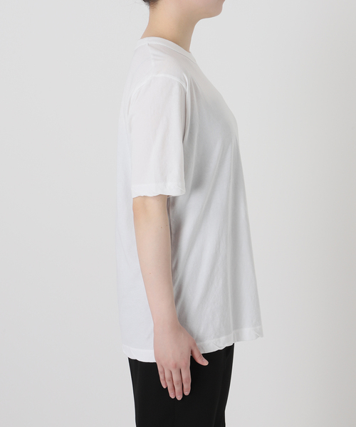 ATON(エイトン)の「ATON エイトン STANDARD T-SHIRTS KKAGGM0401(Tシャツ/カットソー・レディース・ホワイト/サックスブルー/ブラック・SMALL/X-SMALL)」の18枚目の写真