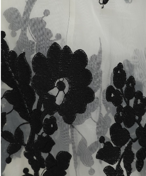 CLANE/クラネ】SHEER FROWER LACE SHIRT/シアーフラワーレースシャツ