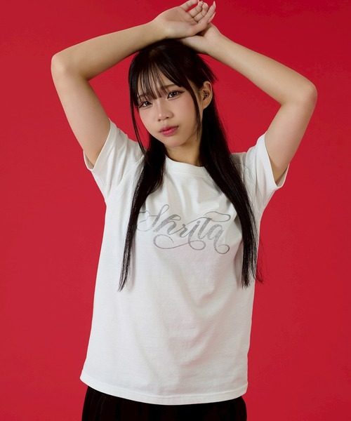 tシャツ ラメプリントTシャツ レディース clear｜ラメプリントTシャツ | Rakuten Fashion(楽天