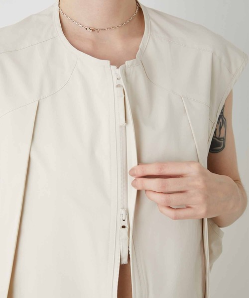 LA PEAU DE GEM】teck vest/テックベスト（ベスト）｜LA PEAU DE