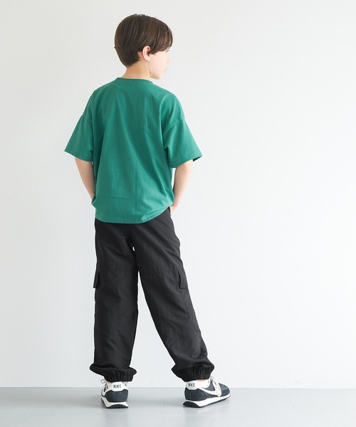 coca(coca)(コカ)の「キッズ ワッシャーナイロンパラシュートパンツ(カーゴパンツ・キッズ・ブラック/グレー・120/130/140/150)」の6枚目の写真