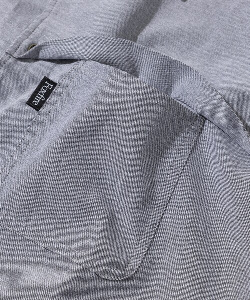 Foxfire(フォックスファイヤー)の「Foxfire/フォックスファイヤー 別注 オックスフォード フィッシングポケット クロップドショートスリーブシャツ/ショート丈(シャツ/ブラウス・メンズ・グレー/サックスブルー/その他13・MEDIUM/LARGE)」の8枚目の写真