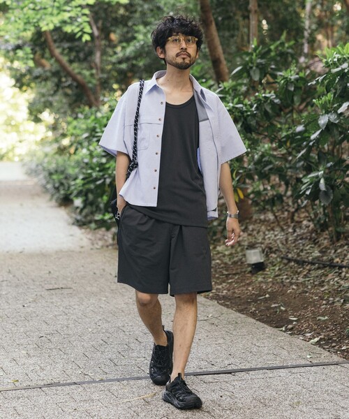 Foxfire(フォックスファイヤー)の「Foxfire/フォックスファイヤー 別注 オックスフォード フィッシングポケット クロップドショートスリーブシャツ/ショート丈(シャツ/ブラウス・メンズ・グレー/サックスブルー/その他13・MEDIUM/LARGE)」の22枚目の写真