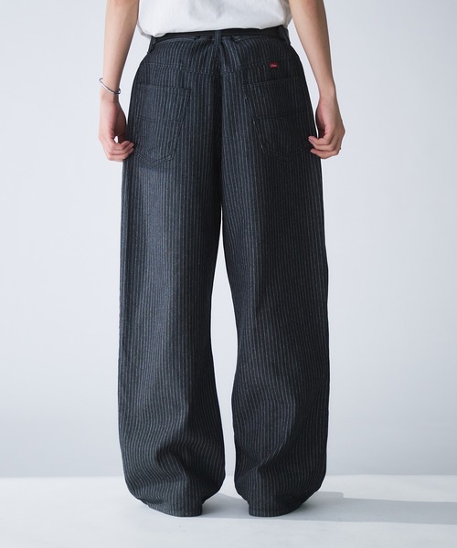 STRIPE DART WIDE STRAIGHT DENIM / ストライプダーツワイド