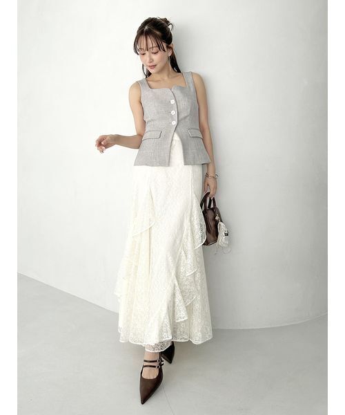 タグ付き snidel ジレトップス SNIDEL（スナイデル）の「ジレトップス（ベスト）」 - WEAR