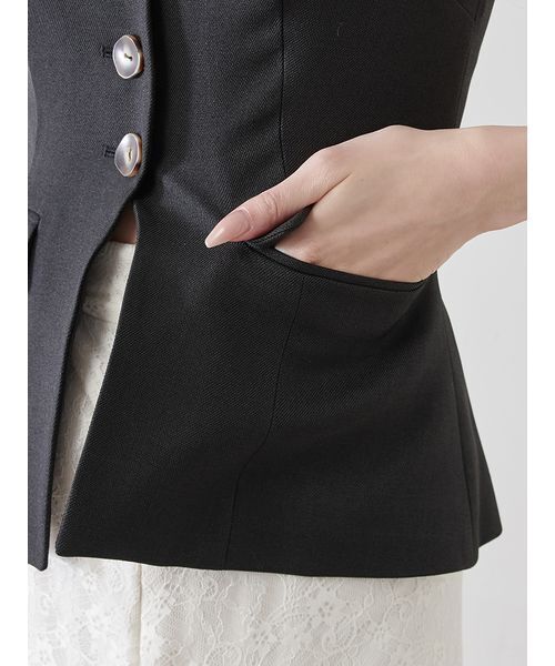 SNIDEL（スナイデル）の「ジレトップス（ベスト）」 - WEAR