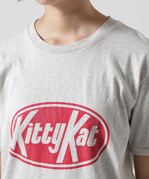 MIXTA（ミクスタ）の「MIXTA/ミクスタ CREW NECK KITTY KAT　Ｔシャツ（Tシャツ/カットソー・レディース・グレー・S）」の8枚目の写真