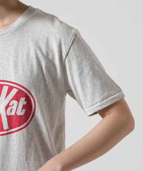 MIXTA（ミクスタ）の「MIXTA/ミクスタ CREW NECK KITTY KAT　Ｔシャツ（Tシャツ/カットソー・レディース・グレー・S）」の9枚目の写真