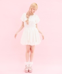 FickleBebe（フィクルベベ）の「サテンバルーンワンピース（ワンピース）」