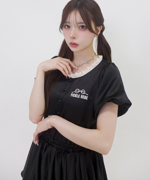 FickleBebe フィクルベベ ワンピース セール】サテンバルーンワンピース（ワンピース）｜FickleBebe