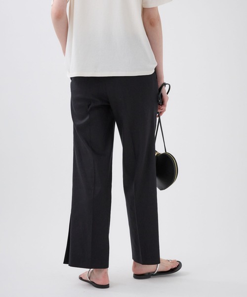 BABYLONE（バビロン）の「リネンレーヨンストレッチパンツ