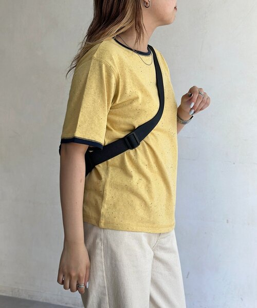 CPCM（シーピーシーエム）の「スラブシアー半袖T（Tシャツ/カットソー・レディース・アイボリー/ブラック/イエロー/ホワイト/レッド/グレー/イエロー系その他・FREE）」の13枚目の写真