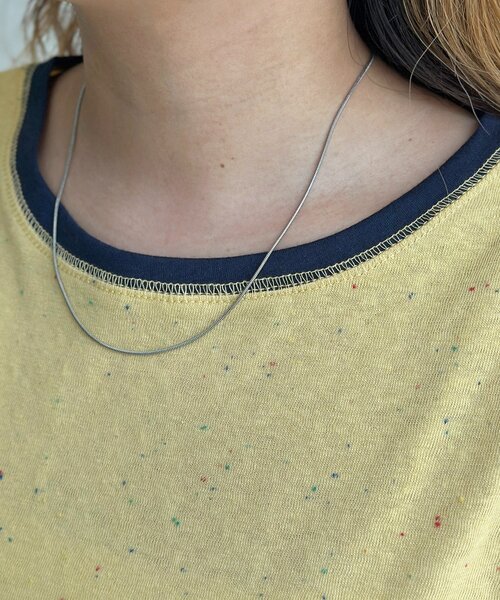 CPCM（シーピーシーエム）の「スラブシアー半袖T（Tシャツ/カットソー・レディース・アイボリー/ブラック/イエロー/ホワイト/レッド/グレー/イエロー系その他・FREE）」の17枚目の写真