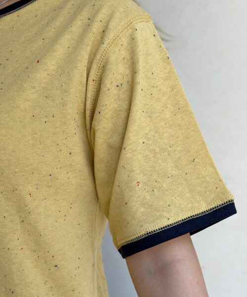 CPCM（シーピーシーエム）の「スラブシアー半袖T（Tシャツ/カットソー・レディース・アイボリー/ブラック/イエロー/ホワイト/レッド/グレー/イエロー系その他・FREE）」の18枚目の写真