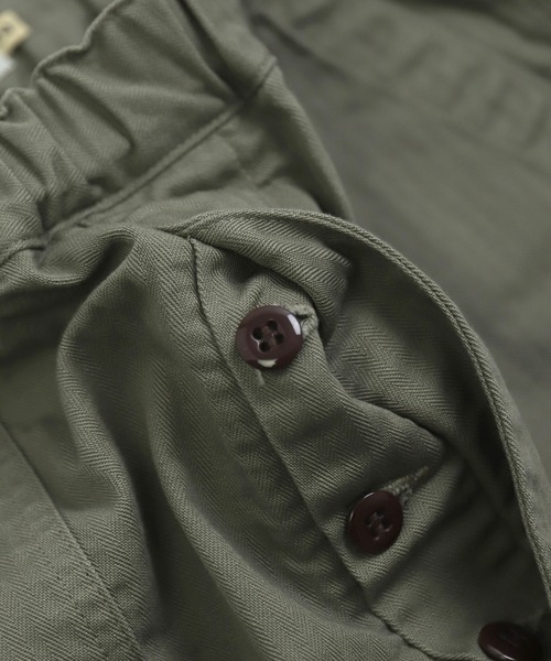 OMNIGOD womens / オムニゴッド] ヘリンボーン イージーベイカーパンツ