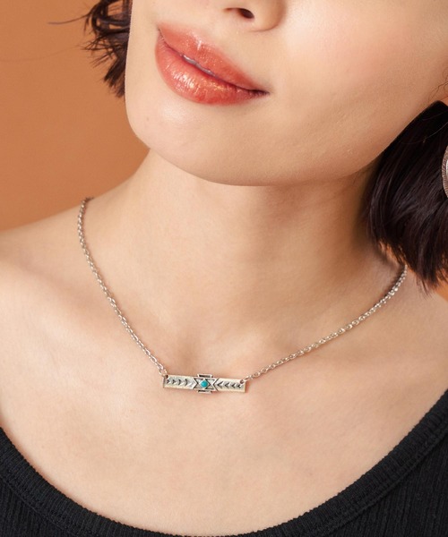 anap mimpi（アナップミンピ）の「ネイティブ モチーフ ストーン シルバー ネックレス（ネックレス・レディース・シルバー・FREE）」の2枚目の写真