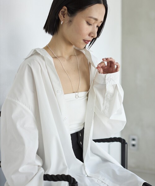 Firsthand（ファーストハンド）の「Firsthand/ファーストハンド ダブルチェーンネックレス / スネークチェーンネックレス / ロングネックレス（ネックレス・レディース・シルバー/ゴールド・ONE SIZE）」の6枚目の写真