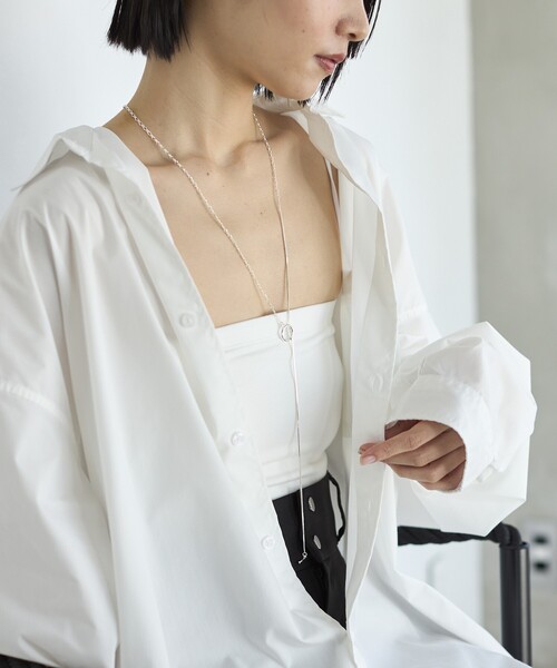 Firsthand（ファーストハンド）の「Firsthand/ファーストハンド ダブルチェーンネックレス / スネークチェーンネックレス / ロングネックレス（ネックレス・レディース・シルバー/ゴールド・ONE SIZE）」の7枚目の写真