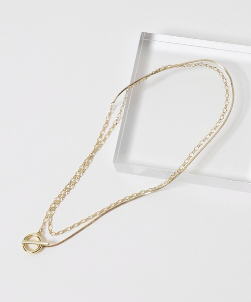 Firsthand（ファーストハンド）の「Firsthand/ファーストハンド ダブルチェーンネックレス / スネークチェーンネックレス / ロングネックレス（ネックレス・レディース・シルバー/ゴールド・ONE SIZE）」の15枚目の写真