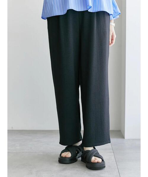 Samansa Mos2 blue(サマンサモスモスブルー)の「【接触冷感】イージーパンツ(その他パンツ・レディース・ライトベージュ/ブルー/グレー/ブラック・F)」の5枚目の写真