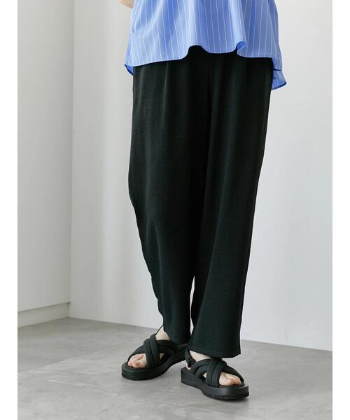 Samansa Mos2 blue(サマンサモスモスブルー)の「【接触冷感】イージーパンツ(その他パンツ・レディース・ライトベージュ/ブルー/グレー/ブラック・F)」の15枚目の写真