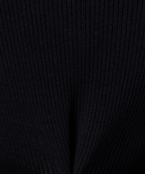 DOUBLE STANDARD CLOTHING(ダブルスタンダードクロージング)の「ヴィスコース リブパンツ(その他パンツ・レディース・ブラウン/ブラック・38/36)」の4枚目の写真