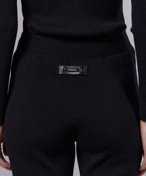 DOUBLE STANDARD CLOTHING(ダブルスタンダードクロージング)の「ヴィスコース リブパンツ(その他パンツ・レディース・ブラウン/ブラック・38/36)」の14枚目の写真