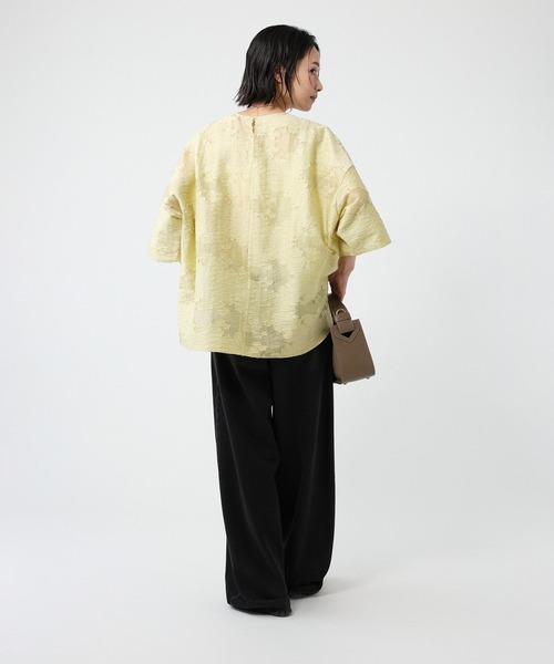 BABYLONE(バビロン)の「シースルージャガードブラウス(シャツ/ブラウス・レディース・ブラック/ライトグリーン/ホワイト・フリー)」の17枚目の写真