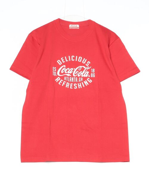 Desert Rose(デザートローズ)の「【Mylanka/ミランカ】コカ・コーラ ロゴプリントTシャツ(Tシャツ/カットソー・レディース・チャコールグレー/ホワイト/レッド・FREE)」の16枚目の写真