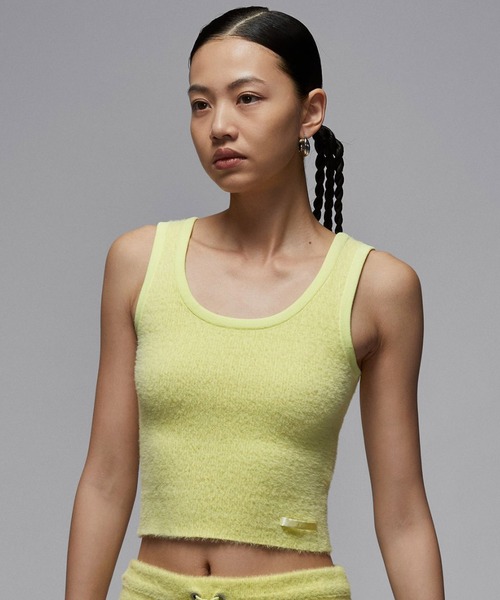 JORDAN BRAND（ジョーダンブランド）の「JORDAN BRAND AS W J AIR JDN TANK / ジョーダン ブランド ウィメンズジョーダン エア ジョーダン タンク / NIKE【SP】（タンクトップ・レディース・ブラック/グリーン・XS/S/M）」の2枚目の写真