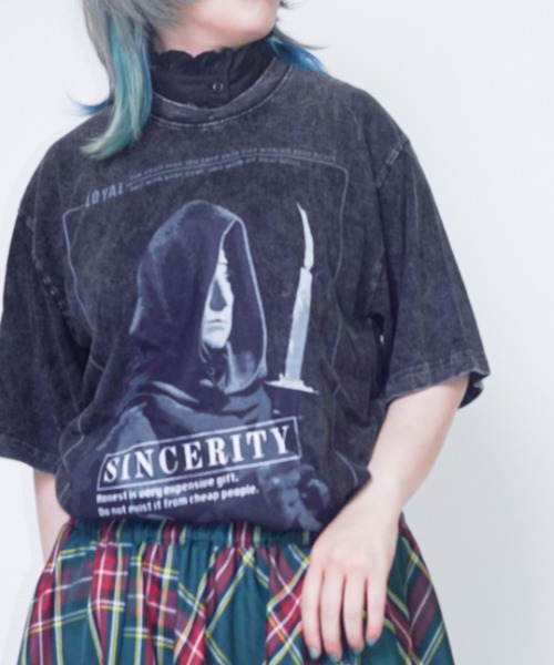 Bling Leads(ブリングリーズ)の「Z)【BLINGLEADS】JFN24090 プリントTEE 1(Tシャツ/カットソー・メンズ・その他1/その他2/その他3/その他/その他4・MEDIUM/LARGE)」の4枚目の写真