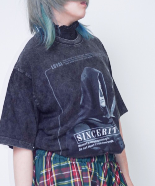Bling Leads(ブリングリーズ)の「Z)【BLINGLEADS】JFN24090 プリントTEE 1(Tシャツ/カットソー・メンズ・その他1/その他2/その他3/その他/その他4・MEDIUM/LARGE)」の8枚目の写真