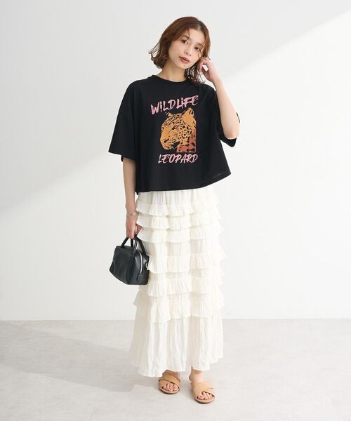 Sugar spoon(シュガースプーン)の「・SUGAR SPOON メニーフリルスカート(スカート・レディース・ブラック/グリーン/オフホワイト・FREE)」の12枚目の写真