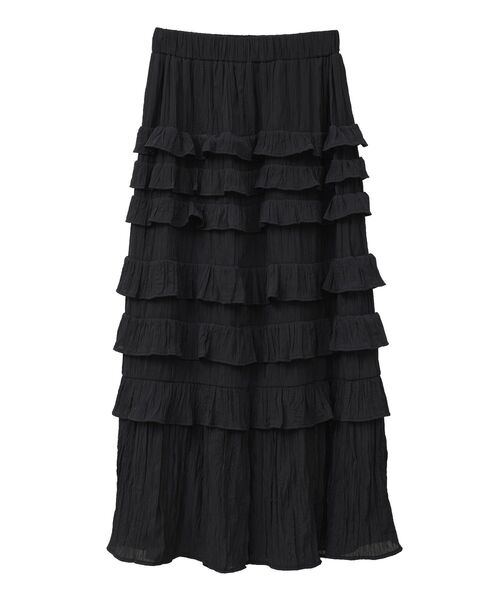 Sugar spoon(シュガースプーン)の「・SUGAR SPOON メニーフリルスカート(スカート・レディース・ブラック/グリーン/オフホワイト・FREE)」の16枚目の写真