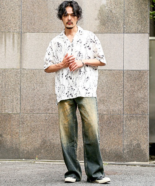 LUXSTYLE(ラグスタイル)の「ヴィンテージライクデニムパンツ(デニムパンツ・メンズ・ブラック/インディゴブルー・M/L/S)」の8枚目の写真