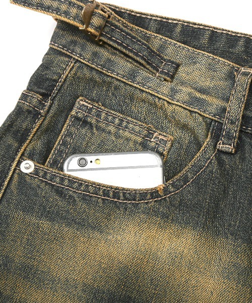 LUXSTYLE(ラグスタイル)の「ヴィンテージライクデニムパンツ(デニムパンツ・メンズ・ブラック/インディゴブルー・M/L/S)」の20枚目の写真