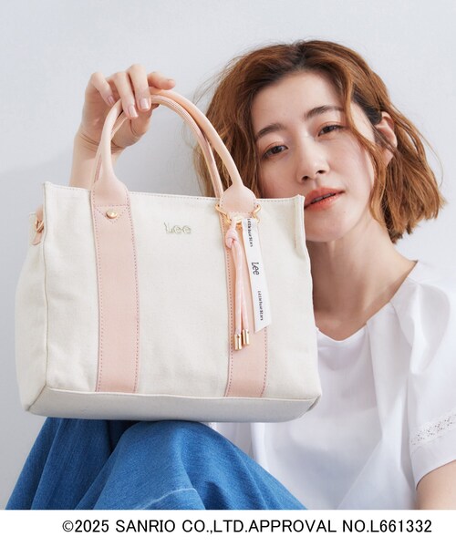 セール】【Lee×Kiki＆Lalaコラボ】スクエアキャンバストート（トート