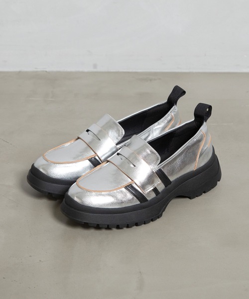 MARECHAL TERRE（マルシャルテル）の「ラインローファー（ローファー・レディース・ブラック/ブラウン/ネイビー/シルバー・23.5/22.5/24.5）」の18枚目の写真