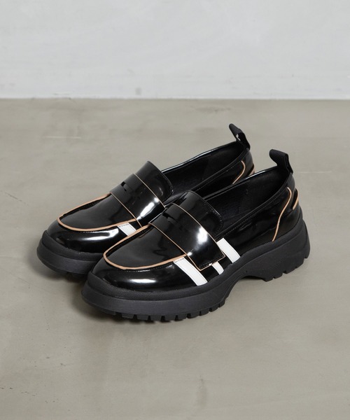 MARECHAL TERRE（マルシャルテル）の「ラインローファー（ローファー・レディース・ブラック/ブラウン/ネイビー/シルバー・23.5/22.5/24.5）」の20枚目の写真