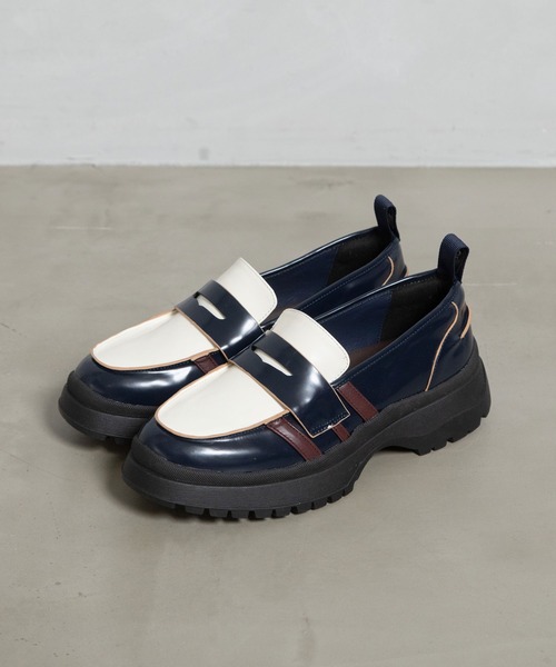 MARECHAL TERRE（マルシャルテル）の「ラインローファー（ローファー・レディース・ブラック/ブラウン/ネイビー/シルバー・23.5/22.5/24.5）」の22枚目の写真