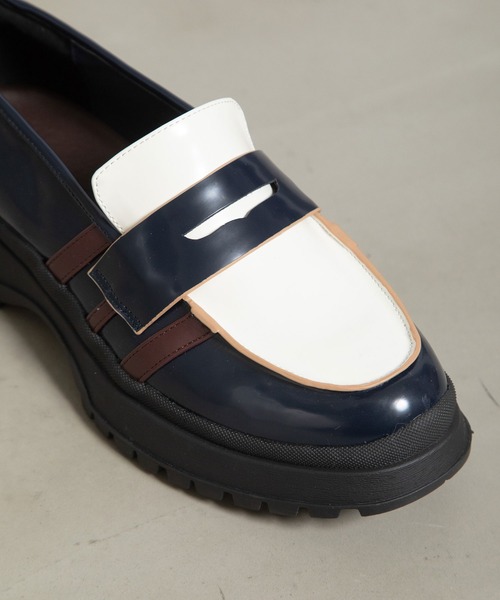 MARECHAL TERRE（マルシャルテル）の「ラインローファー（ローファー・レディース・ブラック/ブラウン/ネイビー/シルバー・23.5/22.5/24.5）」の10枚目の写真