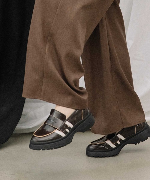 MARECHAL TERRE（マルシャルテル）の「ラインローファー（ローファー・レディース・ブラック/ブラウン/ネイビー/シルバー・23.5/22.5/24.5）」の17枚目の写真