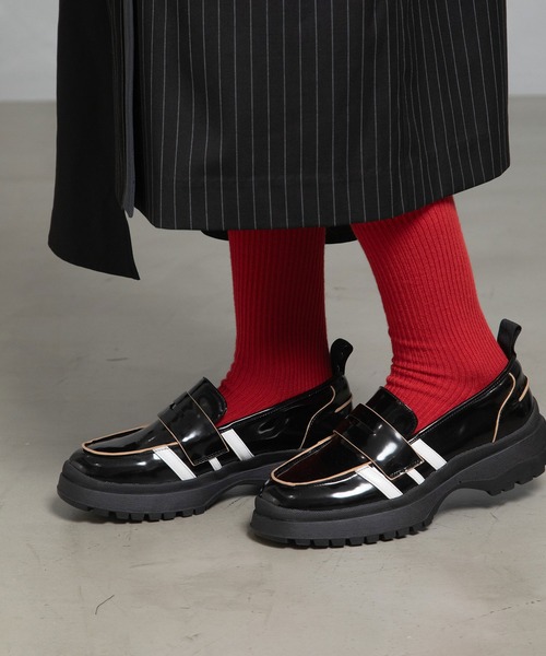 MARECHAL TERRE（マルシャルテル）の「ラインローファー（ローファー・レディース・ブラック/ブラウン/ネイビー/シルバー・23.5/22.5/24.5）」の21枚目の写真