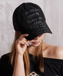 1111clothing | ヴィンテージ メッセージロゴ カーブキャップ / Vintage Message Logo Curved Cap(キャップ)