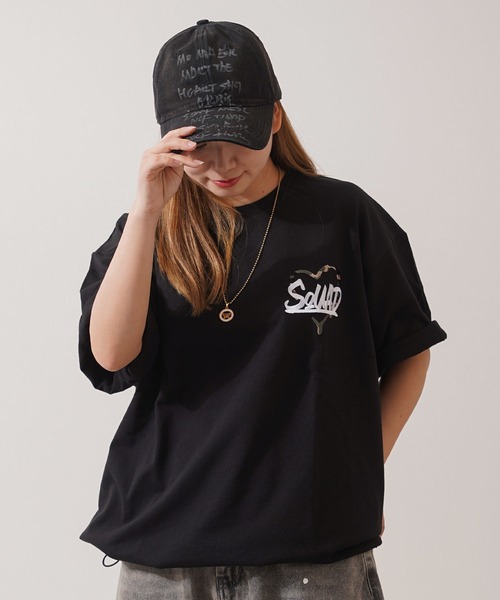 1111clothing(ワンフォークロージング)の「ヴィンテージ メッセージロゴ カーブキャップ / Vintage Message Logo Curved Cap(キャップ・メンズ・ブラック/チャコールグレー/ベージュ・FREE)」の15枚目の写真