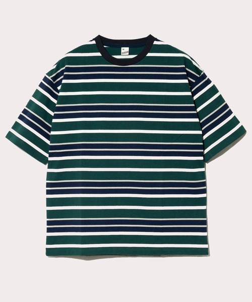 SCREEN STARS(スクリーンスターズ)の「SCREEN STARS/スクリーンスターズ MULTI BORDER S/S TEE(Tシャツ/カットソー・メンズ・ブラック/ブルー/ブラウン/グリーン・LARGE/X-LARGE/MEDIUM)」の3枚目の写真