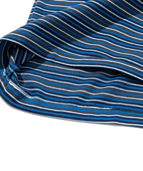 SCREEN STARS(スクリーンスターズ)の「SCREEN STARS/スクリーンスターズ MULTI BORDER S/S TEE(Tシャツ/カットソー・メンズ・ブラック/ブルー/ブラウン/グリーン・LARGE/X-LARGE/MEDIUM)」の8枚目の写真