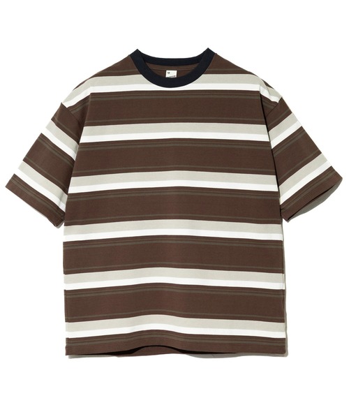 SCREEN STARS(スクリーンスターズ)の「SCREEN STARS/スクリーンスターズ MULTI BORDER S/S TEE(Tシャツ/カットソー・メンズ・ブラック/ブルー/ブラウン/グリーン・LARGE/X-LARGE/MEDIUM)」の14枚目の写真