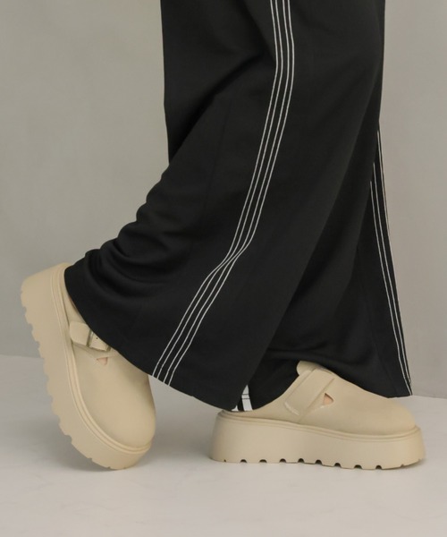 VIVIAN（ヴィヴィアン）の「もこもこボア中敷き厚底ベルトデザインサボサンダル（その他シューズ・レディース・キャメル/ベージュ・LL/L/M/S）」の9枚目の写真