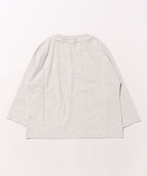 BOBO CHOSES（ボボショーズ）の「Checkmate T-shirt（Tシャツ/カットソー・キッズ・ヘザーグレー・2-3YEAR/4-5YEAR/6-7YEAR/12-13y/8-9y/10-11y）」の2枚目の写真